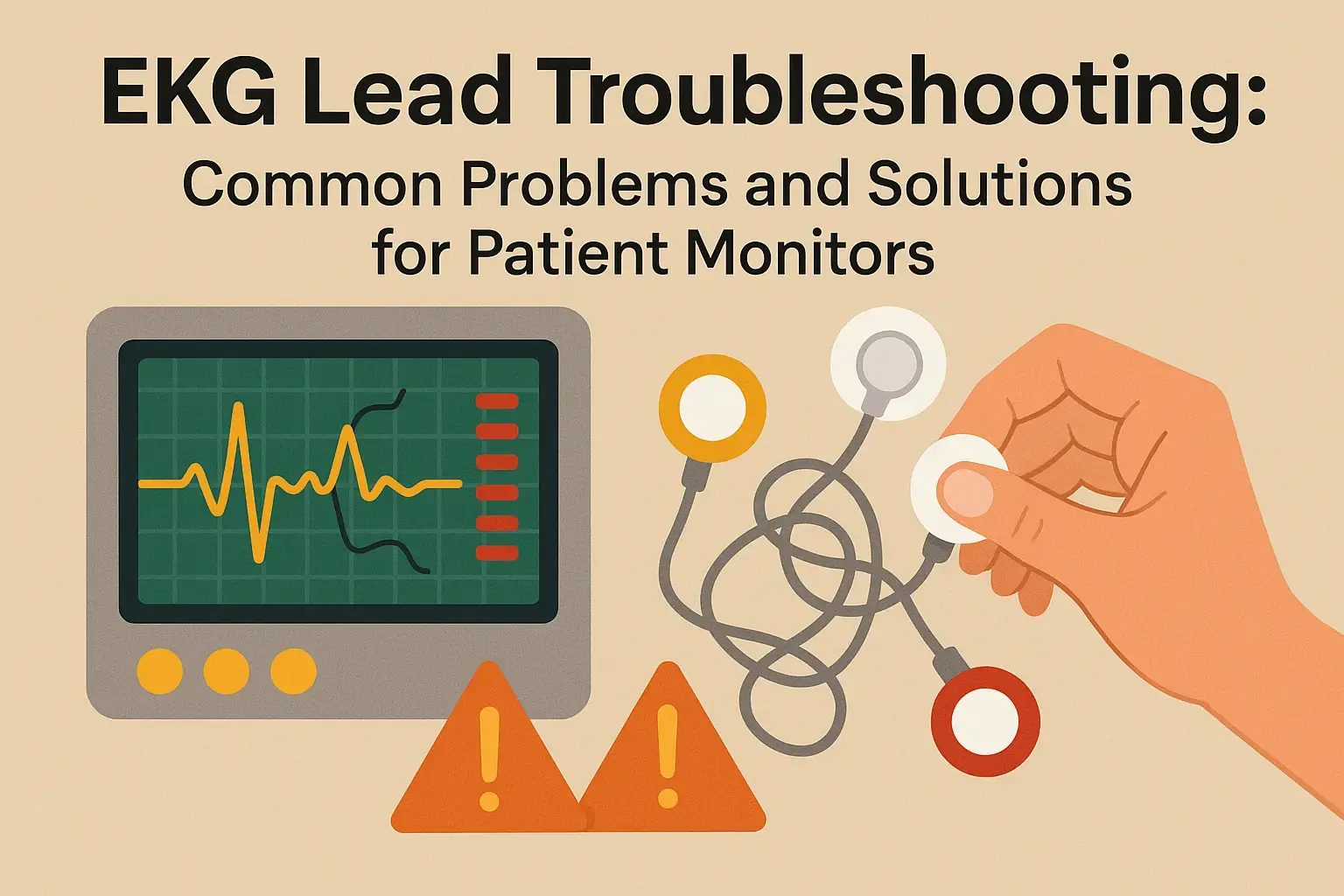 EKG Lead Troubleshooting: Common Problems and Solutions for Patient Monitors