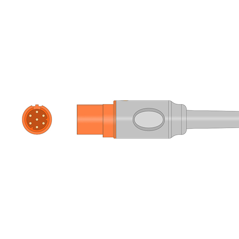 Compatible IBP Adapter Cable (comparable to Siemens 3375933, used with B.D., Transducer) (comparable to Siemens 3375933) – image 2 of 2