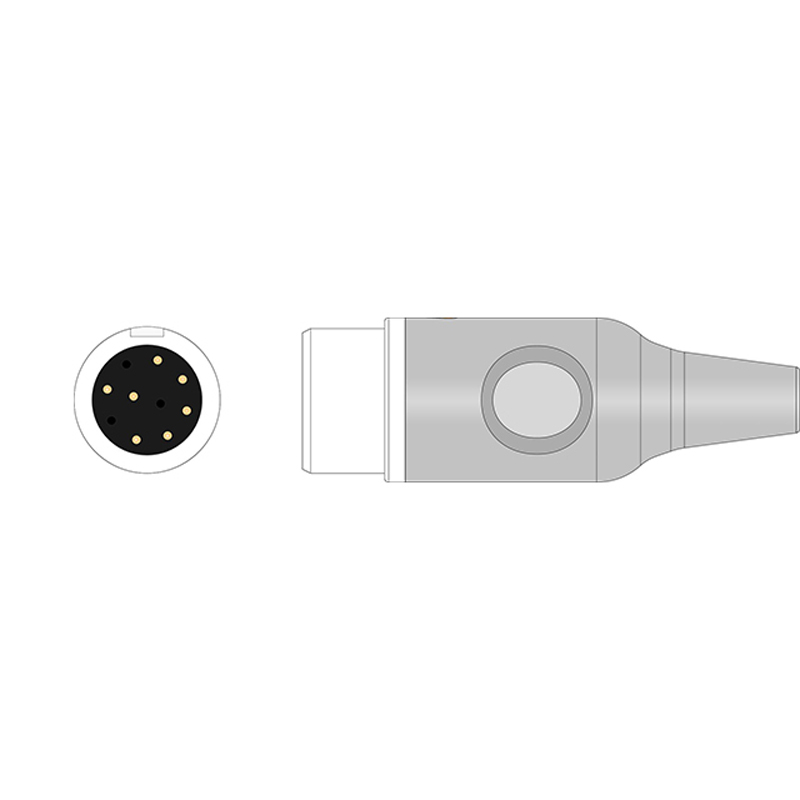 Compatible SpO2 Adapter Cable 2.4m (comparable to Mindray 115-023135-00, used with Masimo LNCS Sensors) (comparable to Mindray 115-023135-00) – image 2 of 2