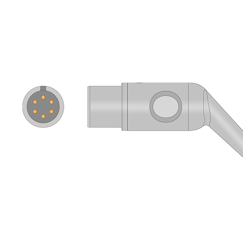 Compatible IBP Adapter Cable (comparable to Edan M13-36087, used with B.D., Transducer) (comparable to Edan M13-36087) – image 2 of 2