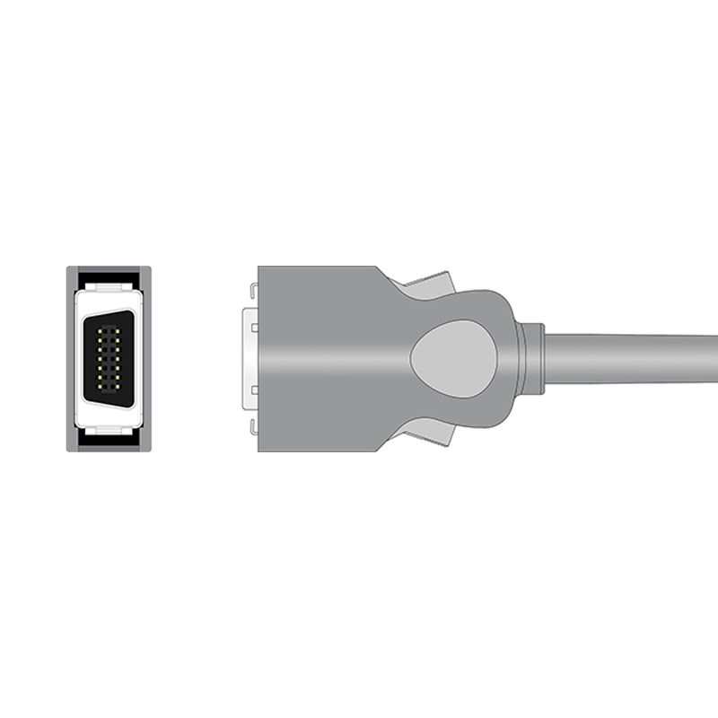 Compatible SpO2 Adapter Cable 1.2m (comparable to Masimo 2524, used with M LNCS Sensors) (comparable to Masimo 2524) – image 2 of 2