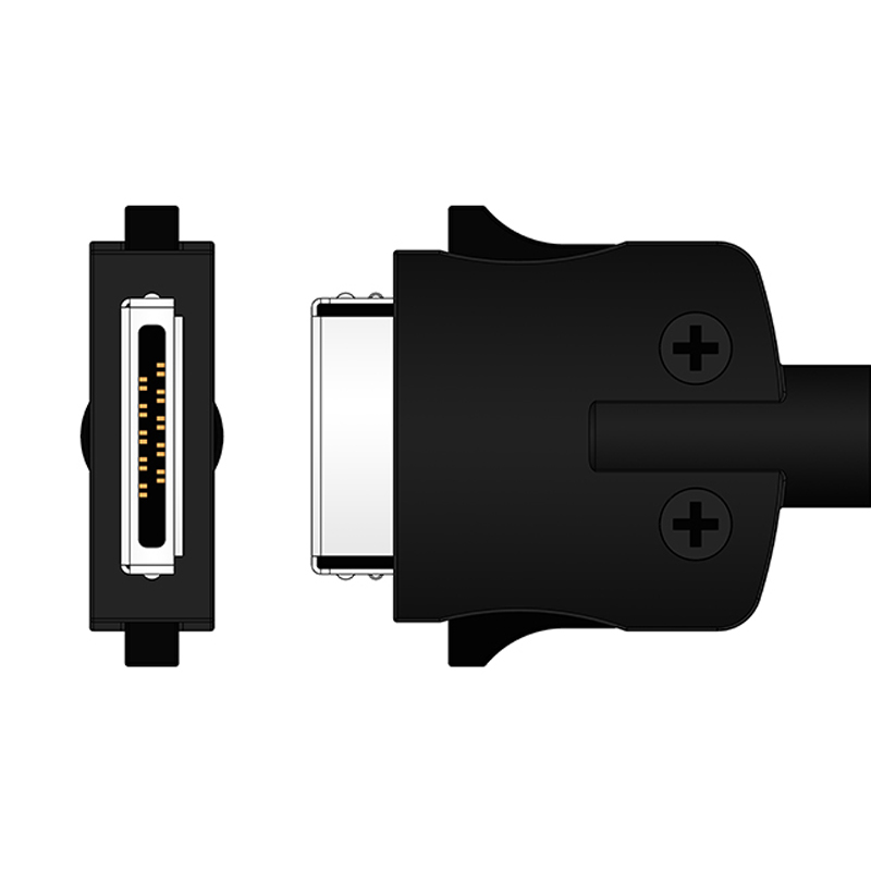 Compatible EKG Patient Interface Cable 1.3m, for CAM14 module (comparable to: GE Healthcare 2016560-001) (comparable to GE Healthcare 2016560-001) – image 2 of 2
