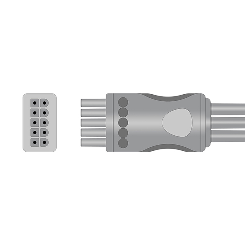 Compatible 3-lead ECG Leadwire with Snap end Molded 0.9m AHA (comparable to Mindray 0012-00-1503-06) (comparable to Mindray 0012-00-1503-06) – image 2 of 2
