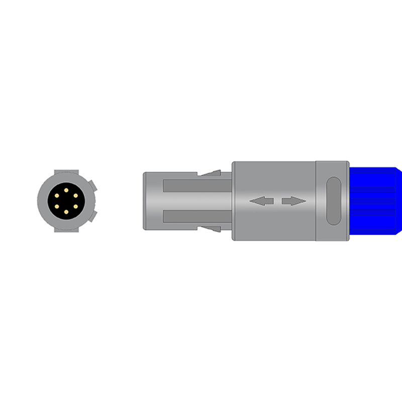 Compatible SpO2 Adapter Cable 2.4m (comparable to Mindray 115-023136-00, used with Masimo LNCS Sensors) (comparable to Mindray 115-023136-00) – image 2 of 2