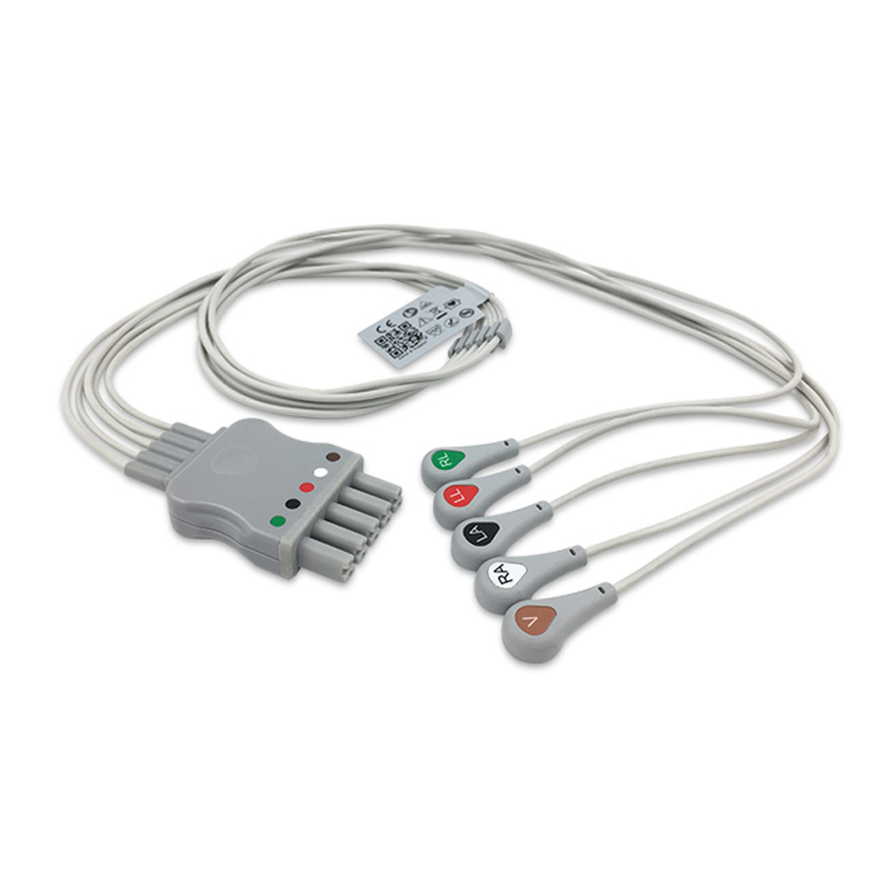 Compatible 5-lead ECG Leadwire with Snap end Molded 0.9m AHA (comparable to Mindray 0012-00-1261-01) (comparable to Mindray 0012-00-1261-01) – image 1 of 2
