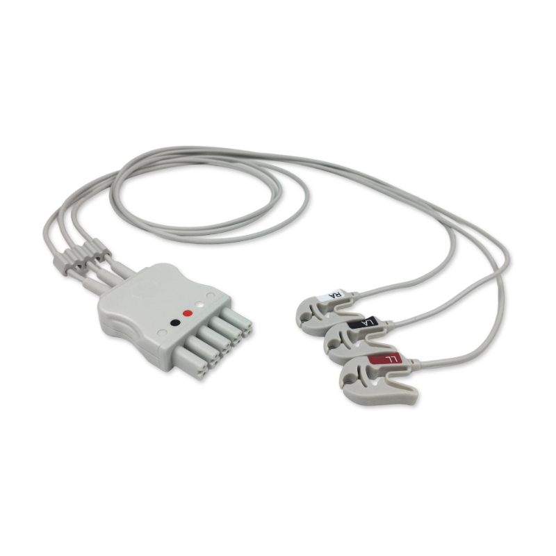 Compatible 3/5-lead ECG Leadwire with Grabber/Pinch end Molded 0.9m AHA (comparable to Mindray 0012-00-1170) (comparable to Mindray 0012-00-1170) – image 1 of 2