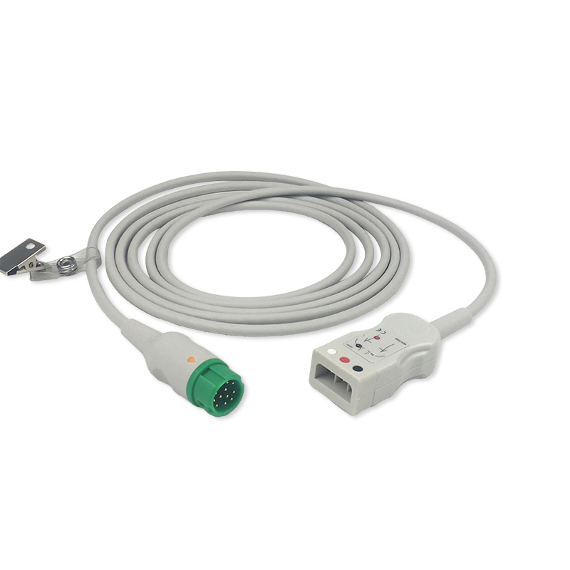Compatible 3-lead with Respiratory Rate ECG Trunk Cable AHA (comparable to Mindray 0010-30-42720) (comparable to Mindray 0010-30-42720) – image 1 of 2
