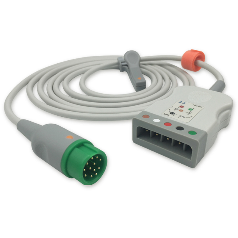 Compatible 3/5-lead with Respiratory Rate ECG Trunk Cable AHA (comparable to Mindray 0010-30-42719) (comparable to Mindray 0010-30-42719) – image 1 of 2