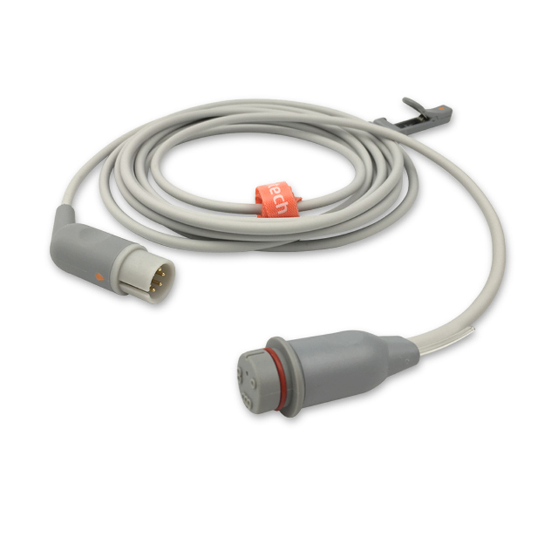Compatible IBP Adapter Cable (comparable to Edan M13-36087, used with B.D., Transducer) (comparable to Edan M13-36087) – image 1 of 2