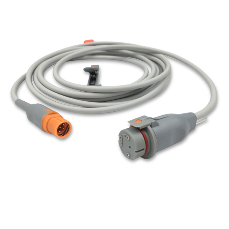Compatible IBP Adapter Cable (comparable to Siemens 3375933, used with B.D., Transducer) (comparable to Siemens 3375933) – image 1 of 2