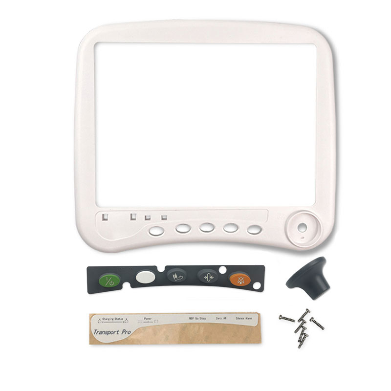 Compatible Front Case Kit W/ Button and Knob (comparable to GE Healthcare, used for Transport Pro)