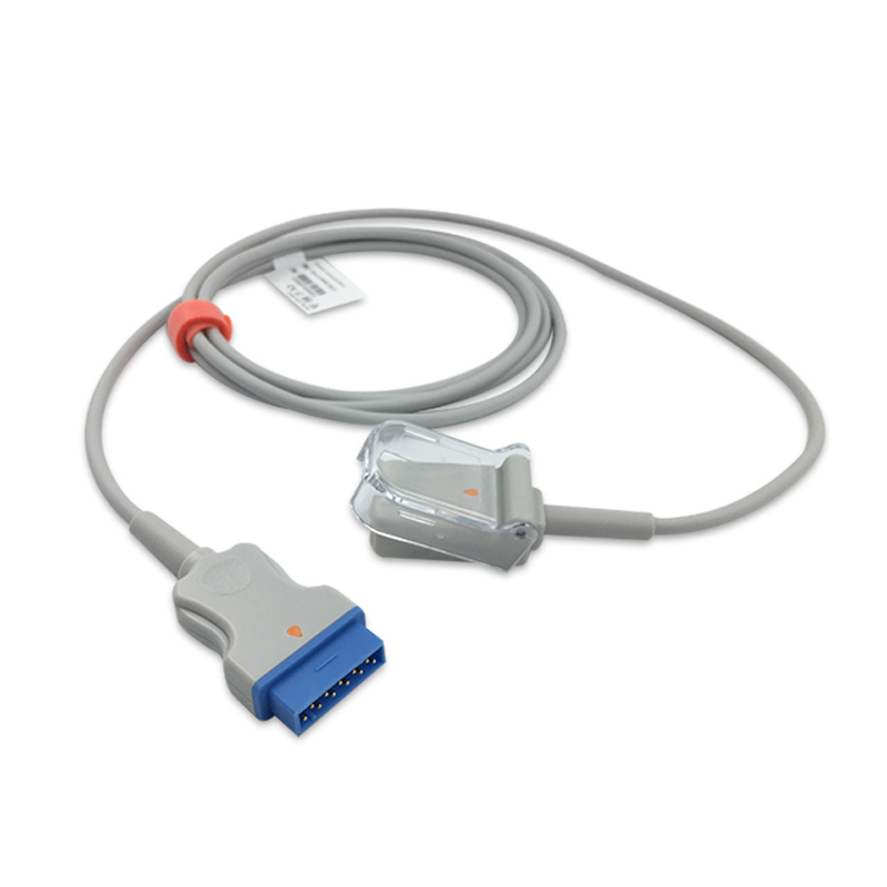 Compatible SpO2 Adapter Cable 2.4m (comparable to GE Healthcare 2027263-002, used with Masimo LNCS Sensors) (comparable to GE Healthcare 2027263-002) – image 1 of 2