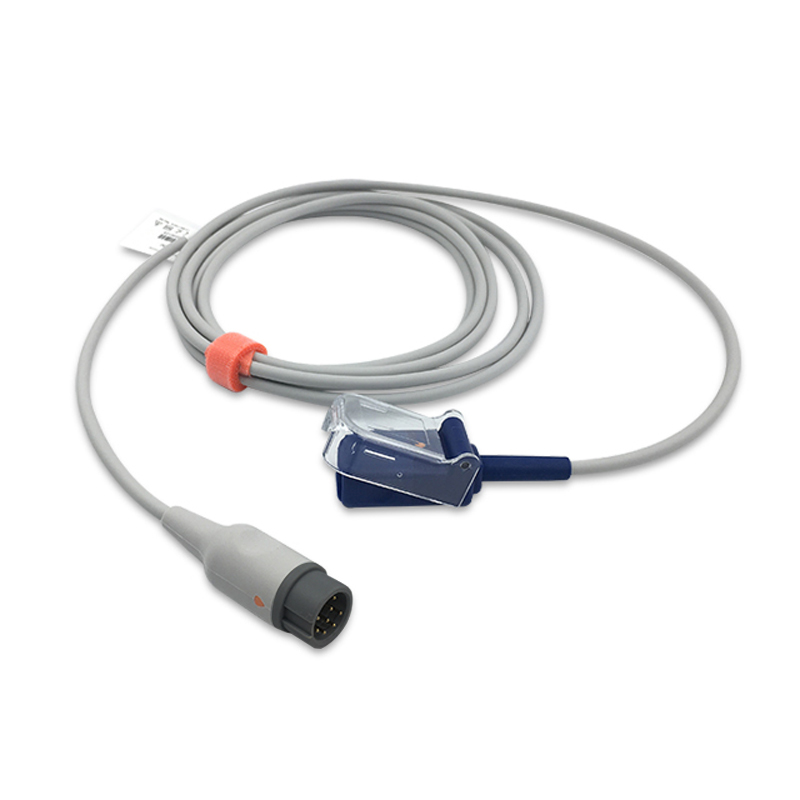 Compatible SpO2 Adapter Cable 3.0m (comparable to Mindray 0010-20-42712, used with Nellcor OxiMax Sensors) (comparable to Mindray 0010-20-42712) – image 1 of 2