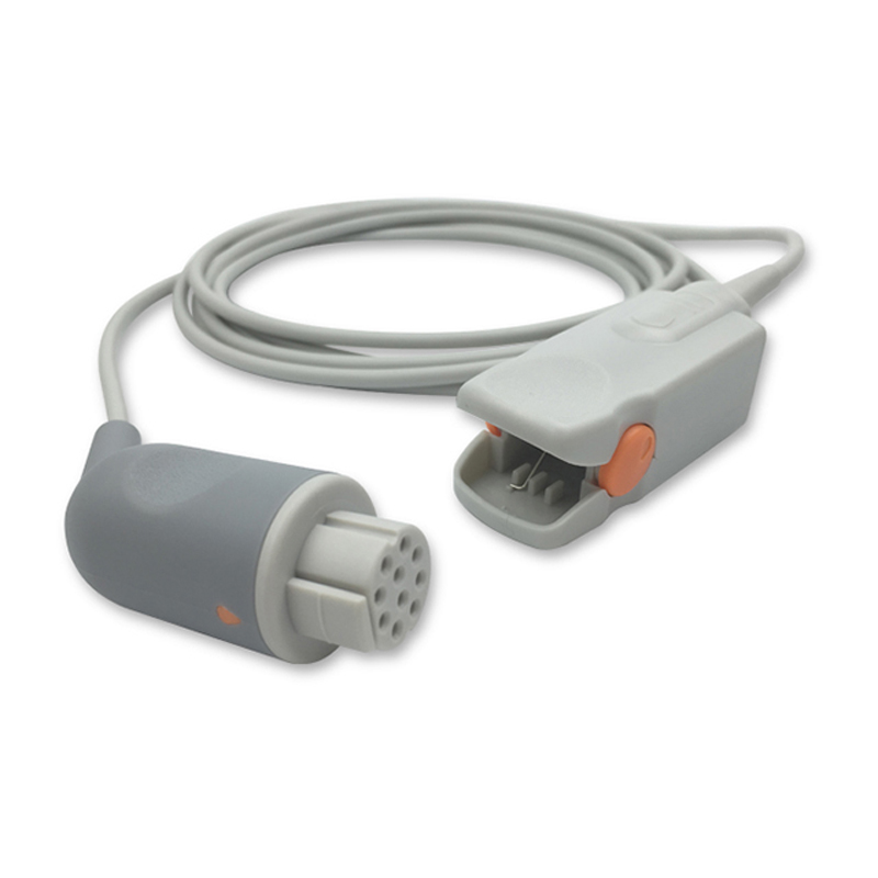 Compatible Adult Finger Clip SpO2 Sensor 3.0m (comparable to Datex Ohmeda OXY-F4-N) (comparable to Datex Ohmeda OXY-F4-N) – image 1 of 2