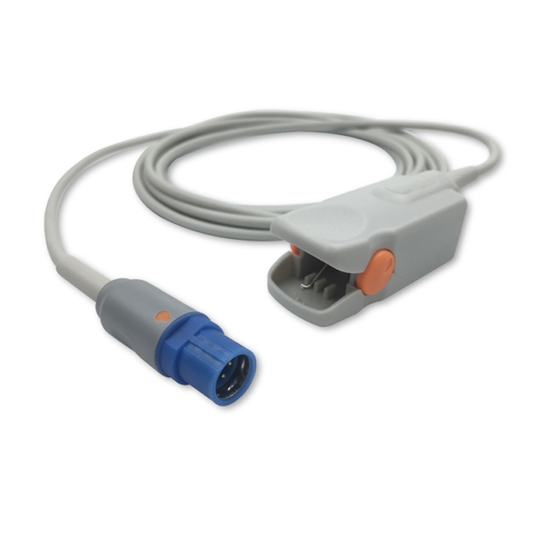 Compatible Adult Finger Clip SpO2 Sensor 3.0m (for use with Siemens, Technology: Nellcor Oxismart) (comparable to Siemens #2) – image 1 of 2