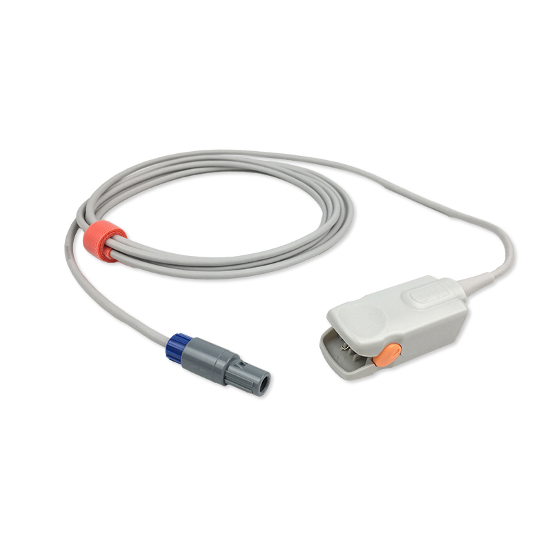 Compatible Adult Finger Clip SpO2 Sensor 3.0m (comparable to Mindray 512FLL, Technology: Nellcor Oxismart) (comparable to Mindray 512FLL) – image 1 of 2