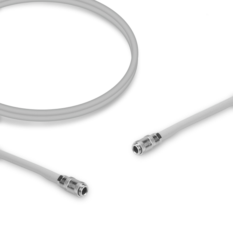 Compatible Adult/Pediatric 1-Tube BP Air Hose, 3.0m (with: Rectus Recept, use with: 1-Tube Bayonet Cuff)