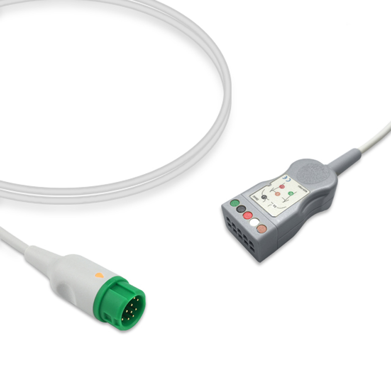Compatible 5-lead with Respiratory Rate ECG Trunk Cable AHA (comparable to Mindray 040-001416-00) (comparable to Mindray 040-001416-00) – image 1 of 2