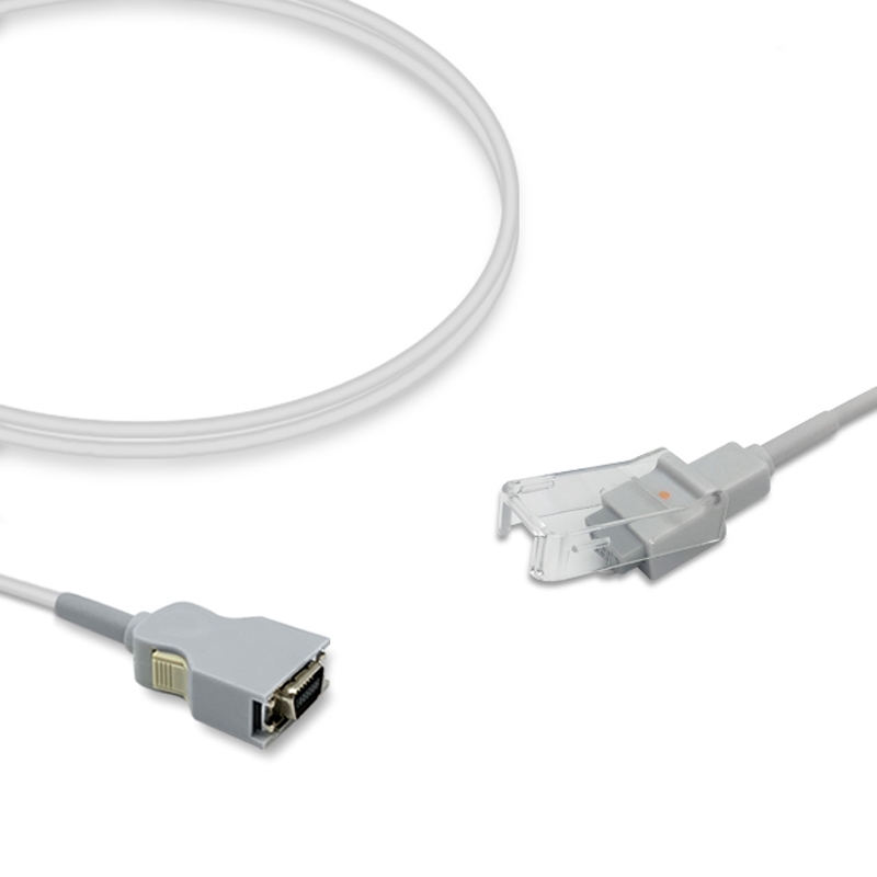 Compatible SpO2 Adapter Cable 2.4m (comparable to Masimo MNC-I (OEM is 3m), used with Nellcor Oxismart Sensors) (comparable to Masimo MNC-I (OEM is 3m)) – image 1 of 2