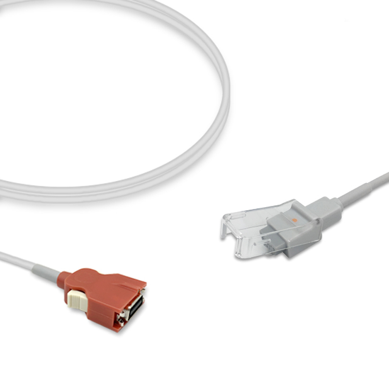Compatible SpO2 Adapter Cable 2.4m (comparable to Masimo RED MNC(2642), used with Nellcor Oxismart Sensors) (comparable to Masimo RED MNC（2642）) – image 1 of 2