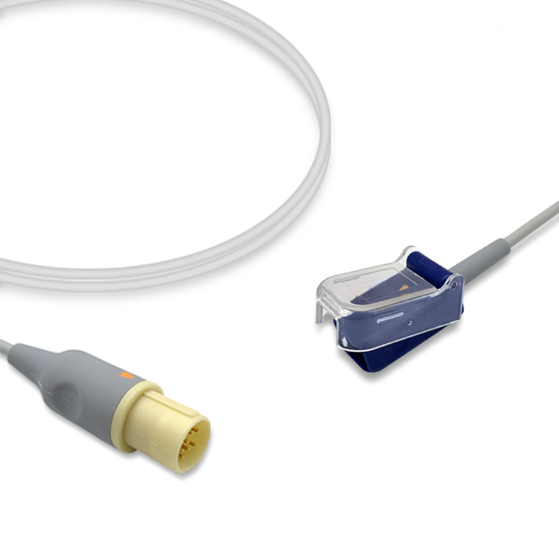 Compatible SpO2 Adapter Cable 3.0m (comparable to GE Healthcare 2026751-001, used with Nellcor OxiMax Sensors) (comparable to GE Healthcare 2026751-001) – image 1 of 2