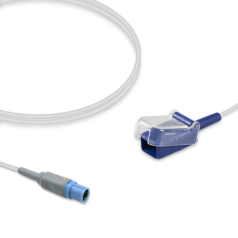 Compatible SpO2 Adapter Cable 3.0m (comparable to Draeger MS17330, used with Nellcor OxiMax Sensors) (comparable to Draeger MS17330) – image 1 of 2