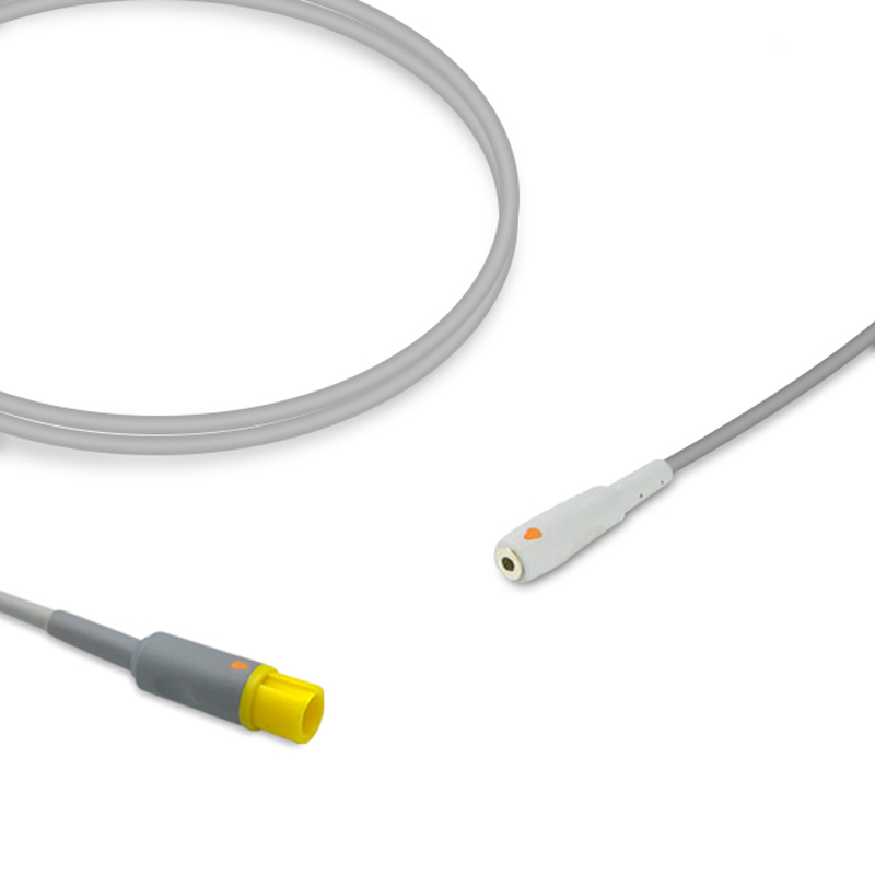 Compatible Temperature Adapter Cable 3.0m (comparable to Mindray 0011-30-37391, used with: 1/8" Mini-Phone 400 Series Probe) (comparable to Mindray 0011-30-37391) – image 1 of 2